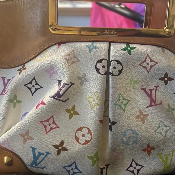 Louis Vuitton Purse White Monogram Judy Shoulder Bag - Picture 5 of 8